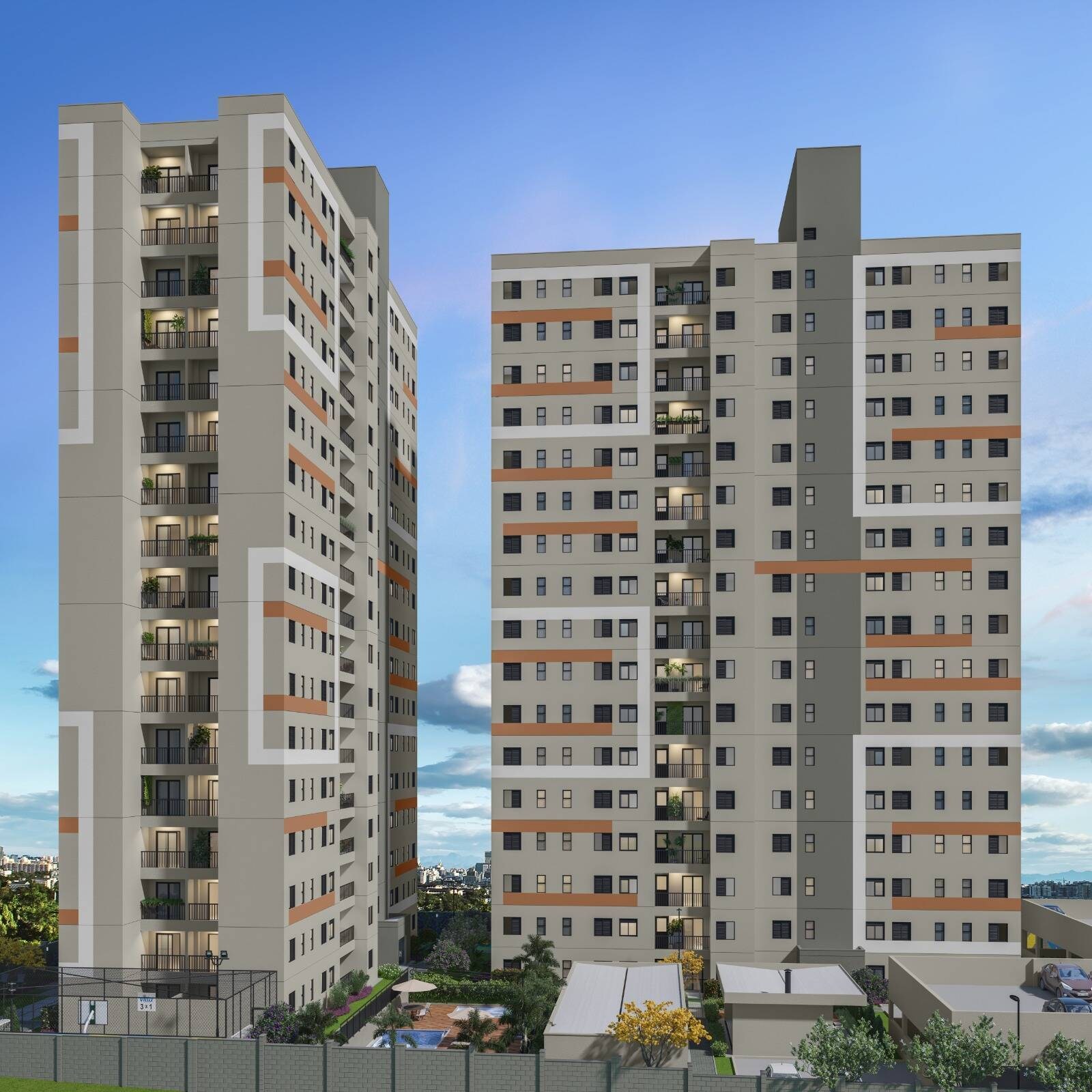 Apartamento à venda com 2 quartos, 55m² - Foto 2