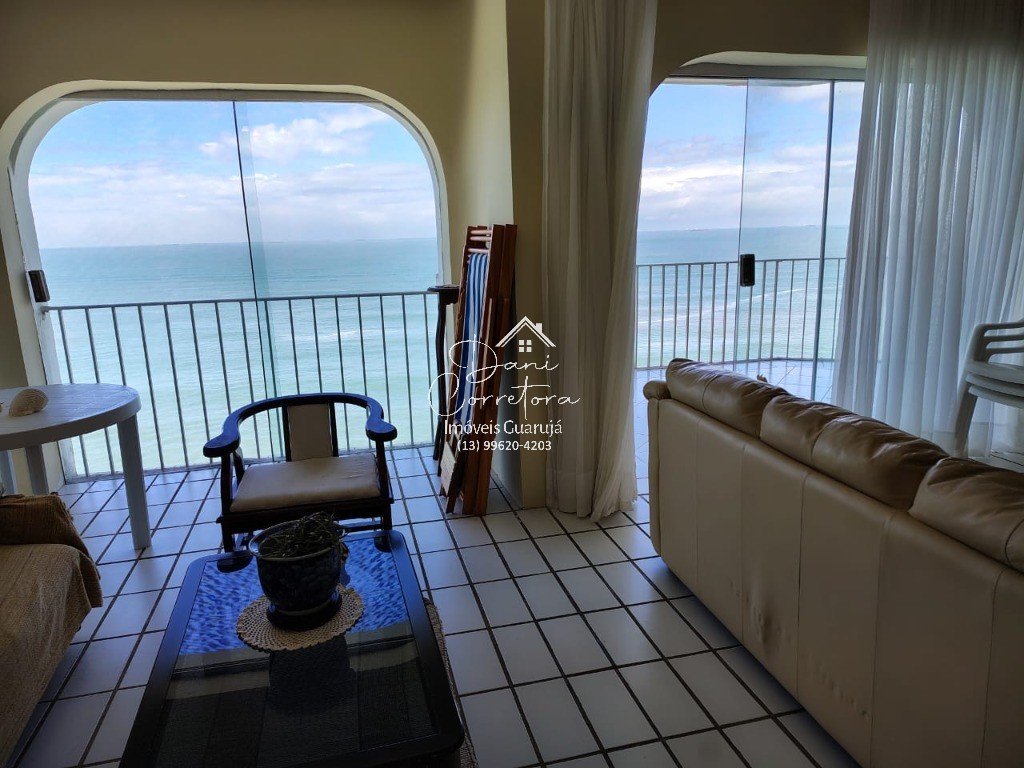 Apartamento à venda com vista para o oceano e sacada no Morro do Maluf, Pitangueiras: 3 quartos, 1 suíte, 2 salas, 3 banheiros, 1 vaga, 145m². em Pitangueiras, Guarujá — foto 5