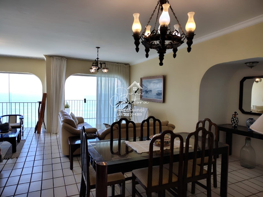 Apartamento à venda com vista para o oceano e sacada no Morro do Maluf, Pitangueiras: 3 quartos, 1 suíte, 2 salas, 3 banheiros, 1 vaga, 145m². em Pitangueiras, Guarujá — foto 2