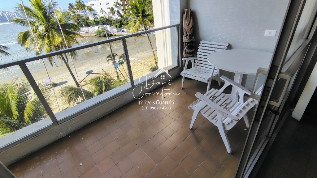 Apartamento frente mar total com lazer, Astúrias, 3 quartos, 2 suítes, 2 salas, 3 banheiros, 1 vaga, 110m². em Astúrias, Guarujá — foto 3