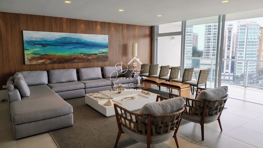 Apartamento de Luxo à Venda em Pitangueiras, Guarujá-SP: 3 Quartos, 3 Suítes, 2 Salas, 5 Banheiros, 2 Vagas, 230m². Venha Conferir! em Pitangueiras, Guarujá — foto 2