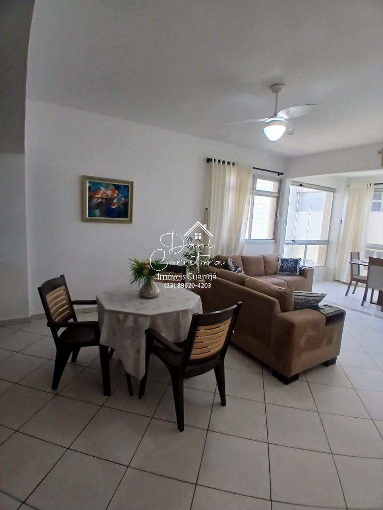 Apartamento frente mar aceita permuta por frente mar total, Astúrias, 3 quartos, 2 suítes, 2 salas, 3 banheiros, 1 vaga, 110m². em Astúrias, Guarujá — foto 2
