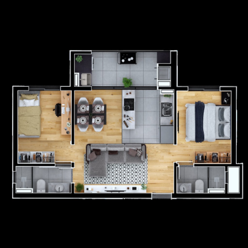 Cobertura, 2 quartos, 88 m² - Foto 19