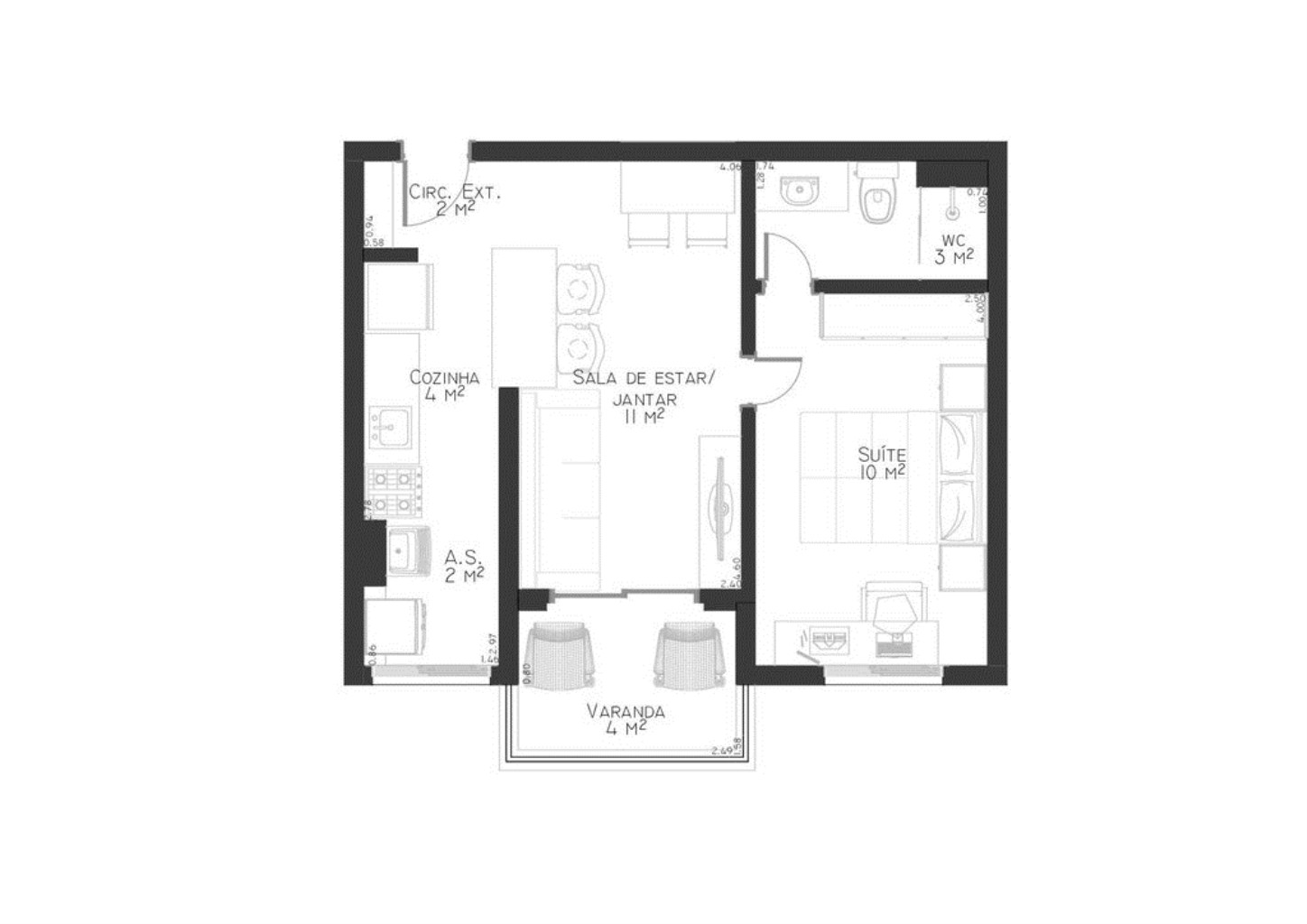 Apartamento, 1 quarto, 41 m² - Foto 20