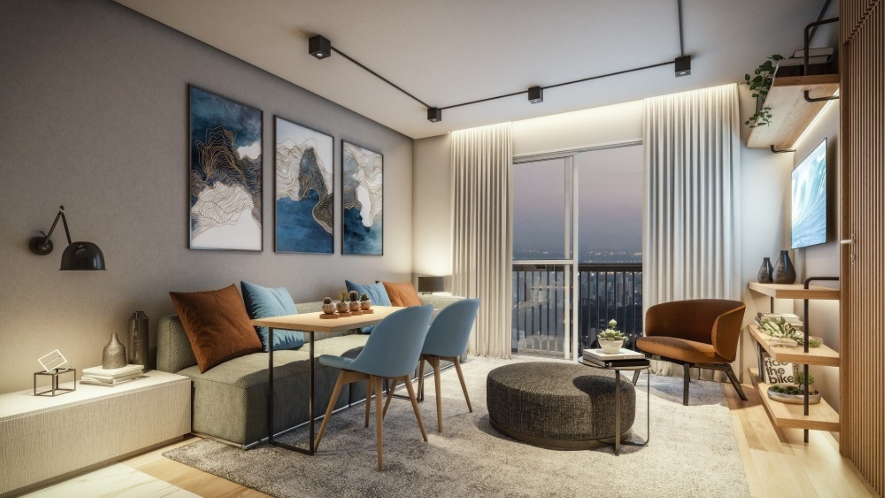 Apartamento, 1 quarto, 48 m² - Foto 3