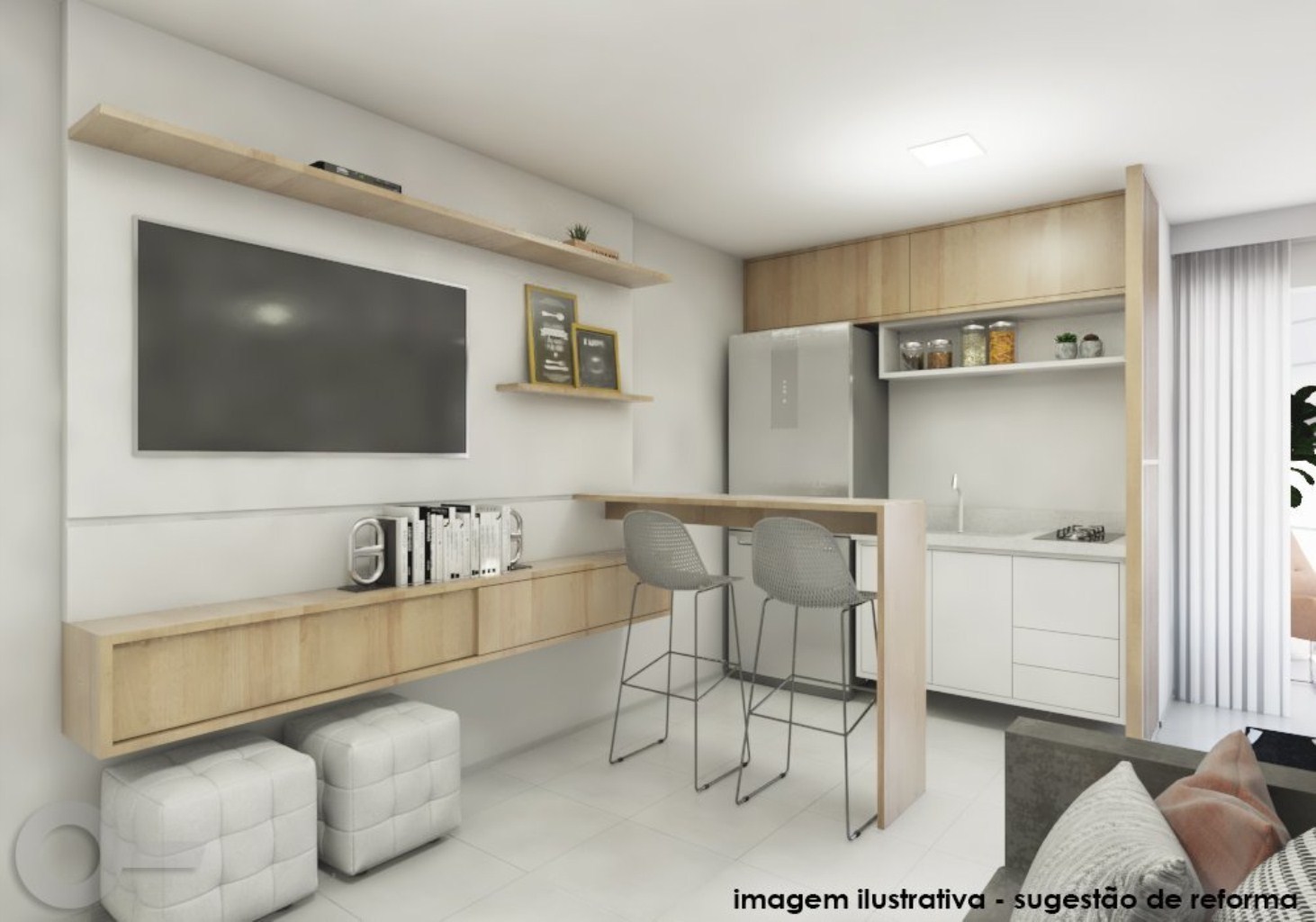 Apartamento, 1 quarto, 34 m² - Foto 3