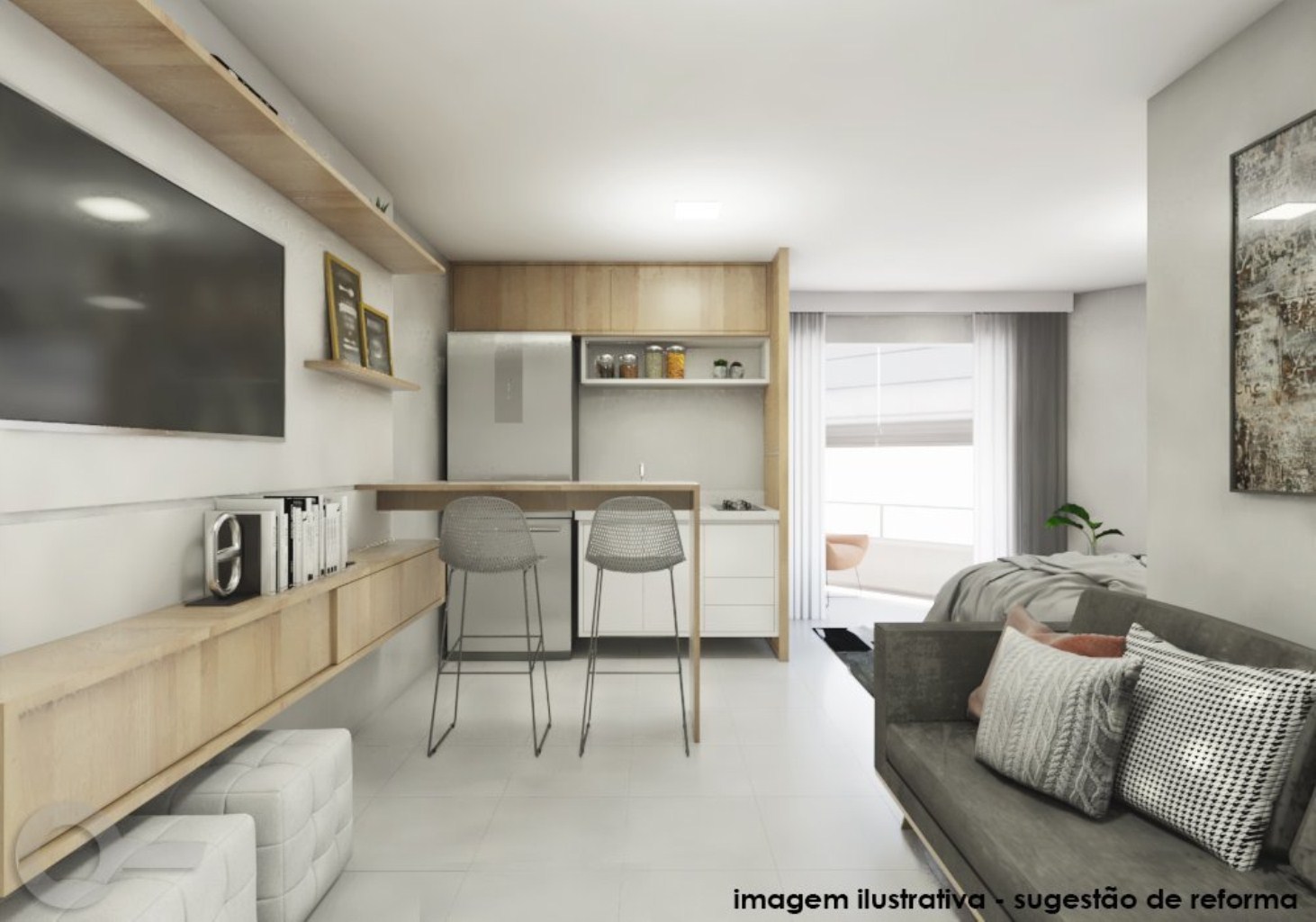 Apartamento, 1 quarto, 34 m² - Foto 5