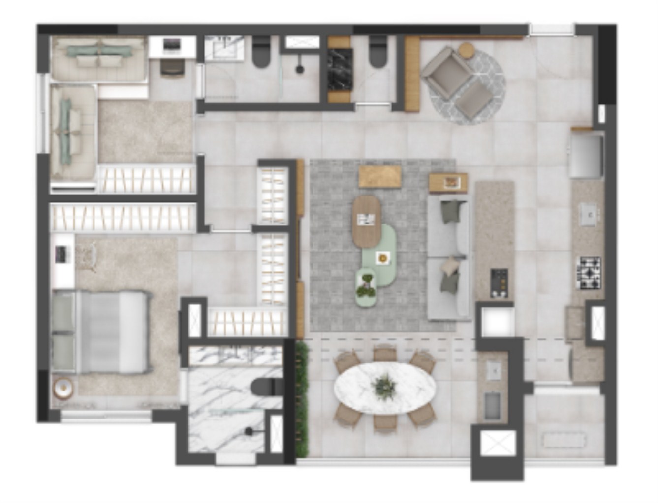 Apartamento, 2 quartos, 90 m² - Foto 30