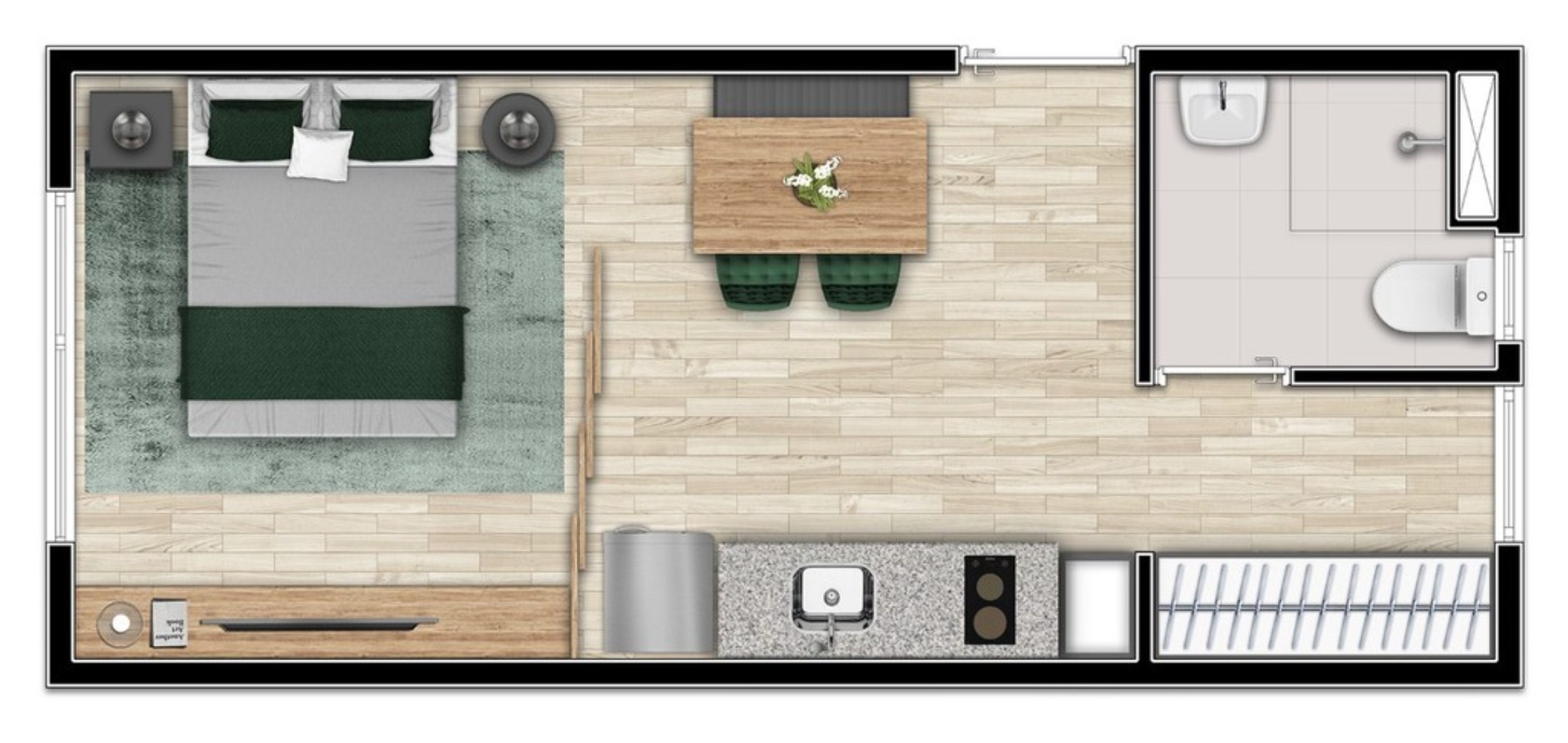 Apartamento, 1 quarto, 24 m² - Foto 18