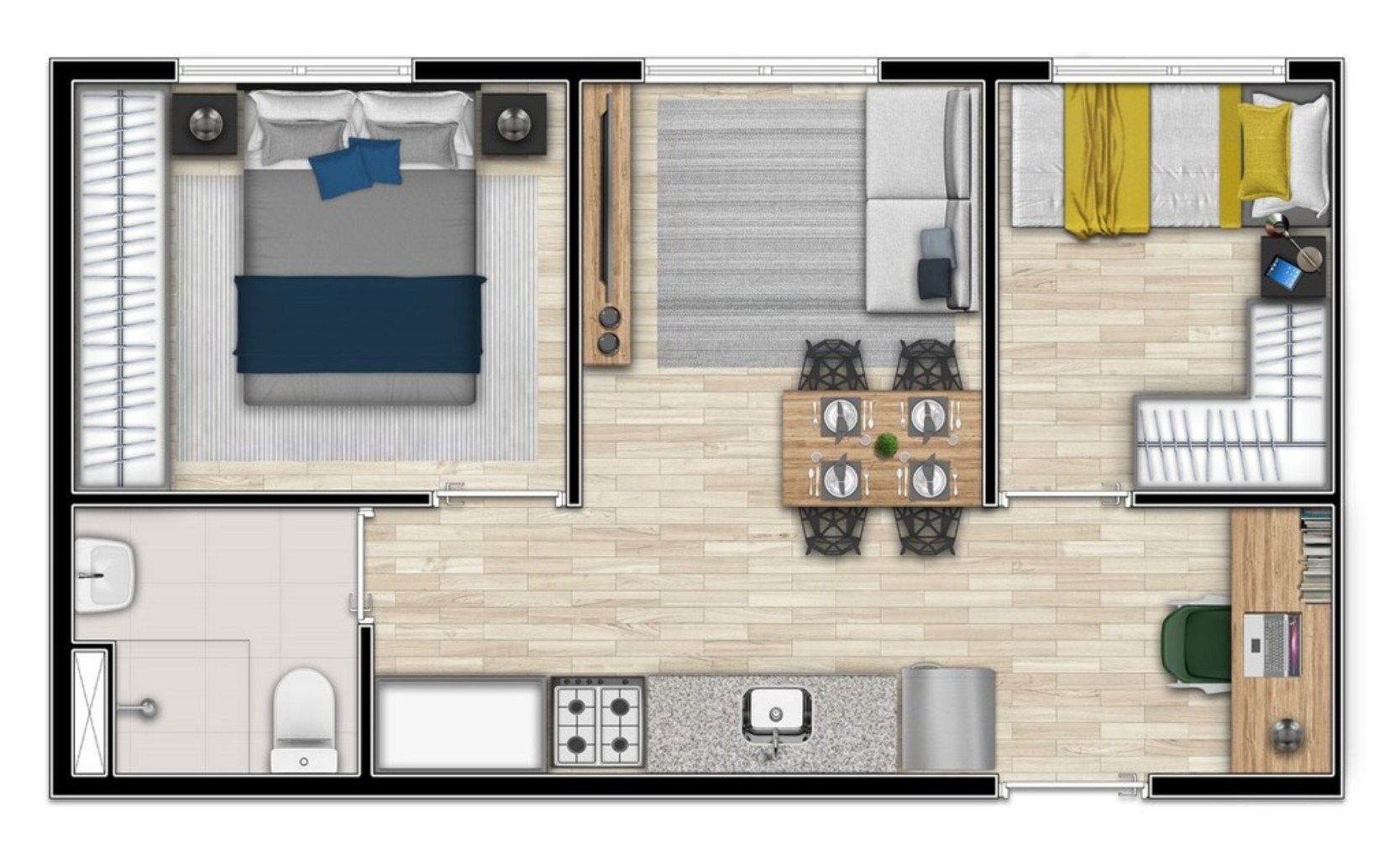 Apartamento, 1 quarto, 24 m² - Foto 20