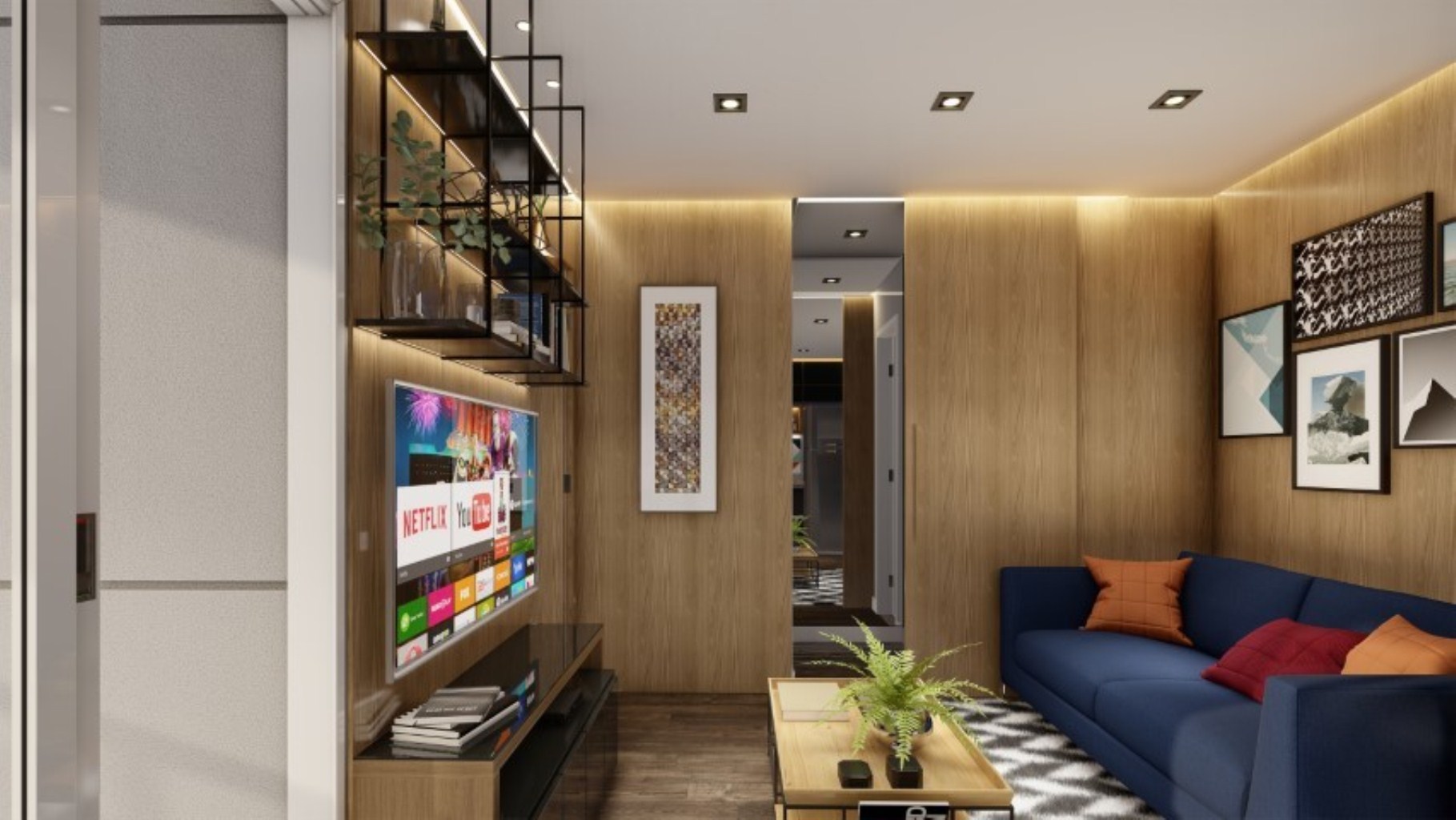 Apartamento à venda com 1 quarto, 59m² - Foto 4