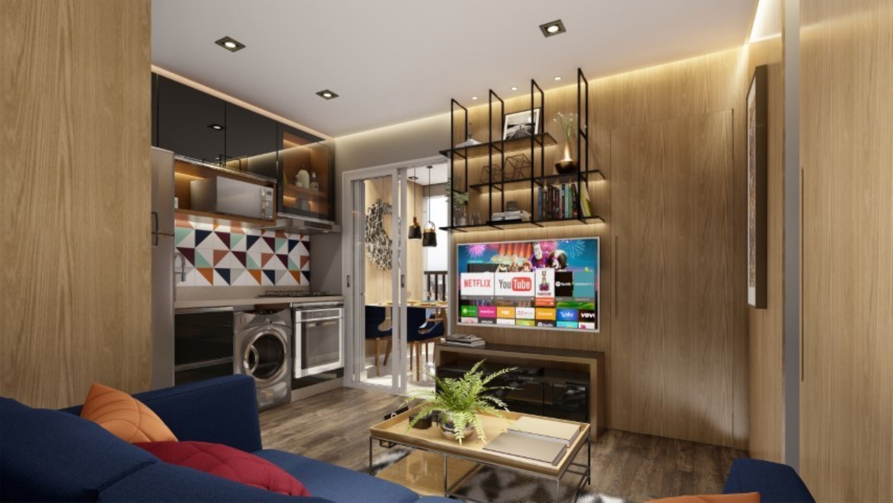 Apartamento à venda com 1 quarto, 59m² - Foto 6