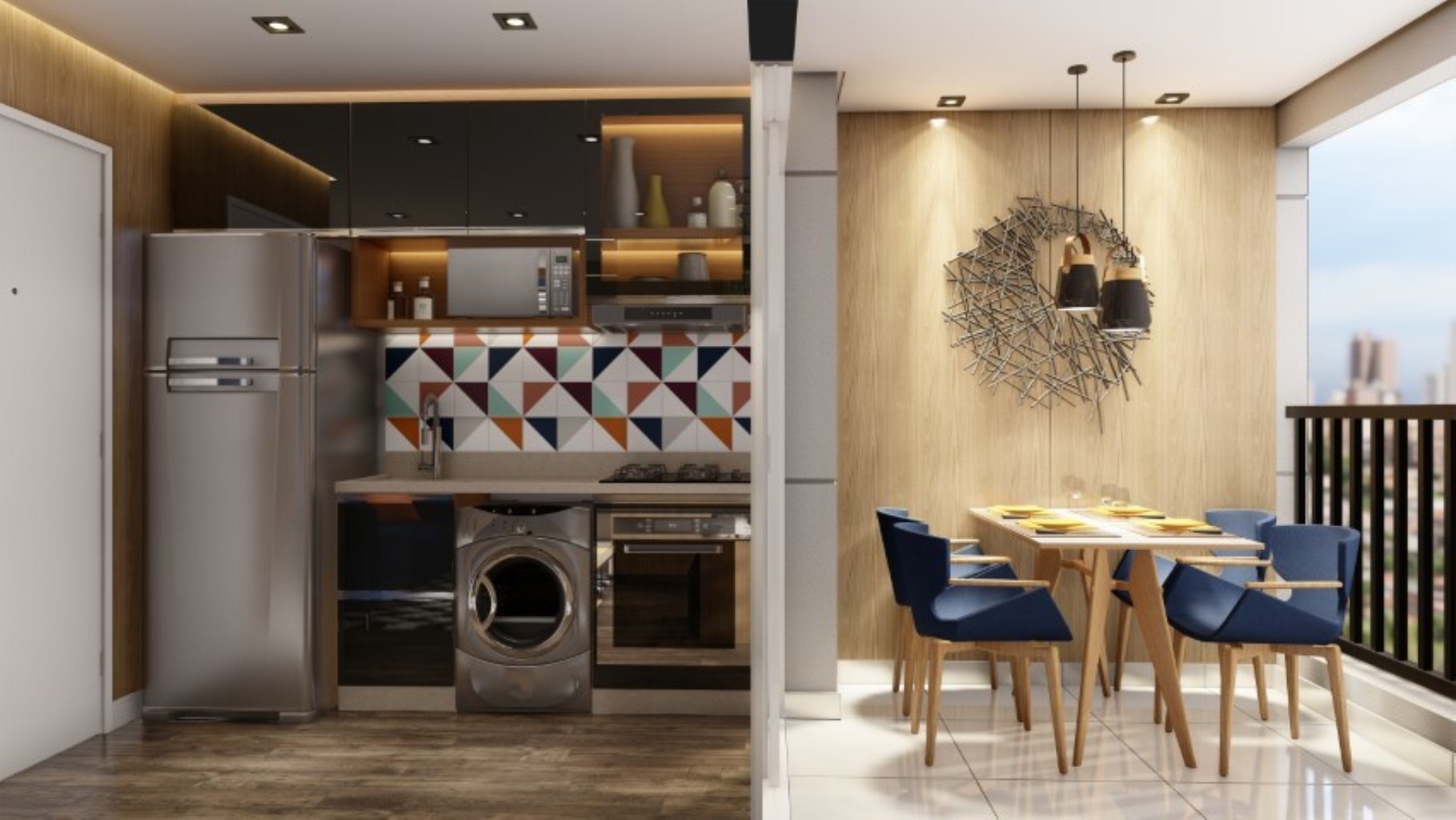 Apartamento à venda com 1 quarto, 59m² - Foto 8