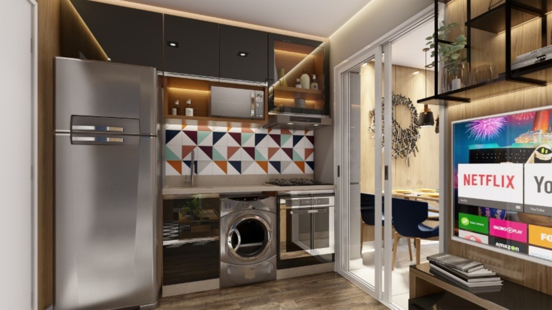 Apartamento à venda com 1 quarto, 59m² - Foto 9