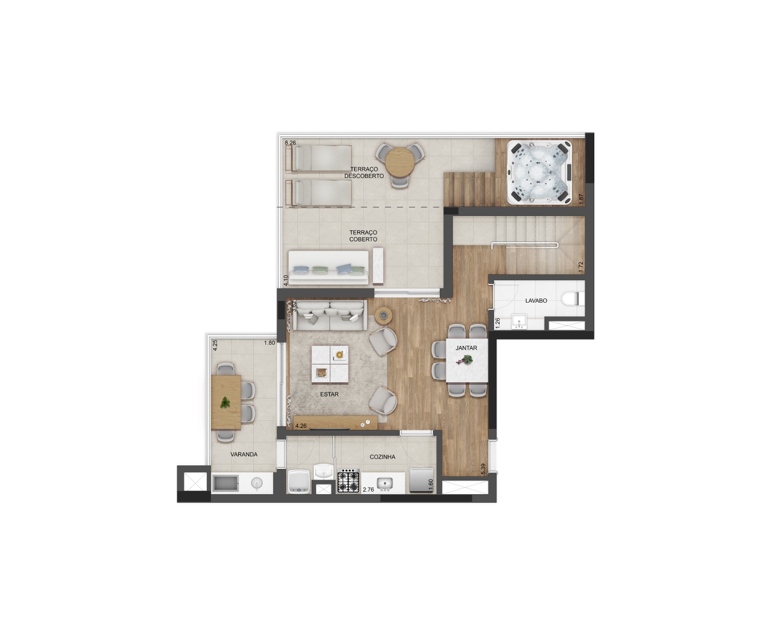 Apartamento, 2 quartos, 18675 m² - Foto 9