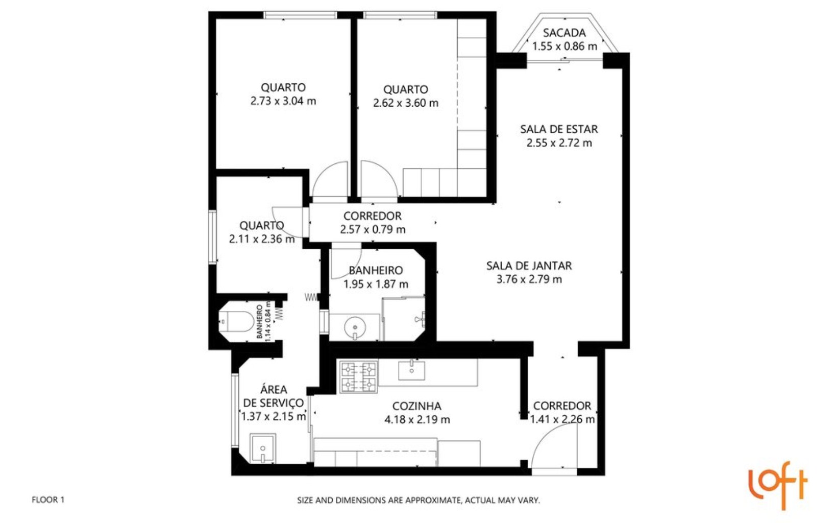 Apartamento, 3 quartos, 75 m² - Foto 9