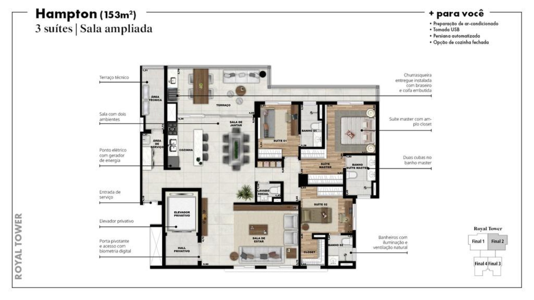 Apartamento, 4 quartos, 187 m² - Foto 38