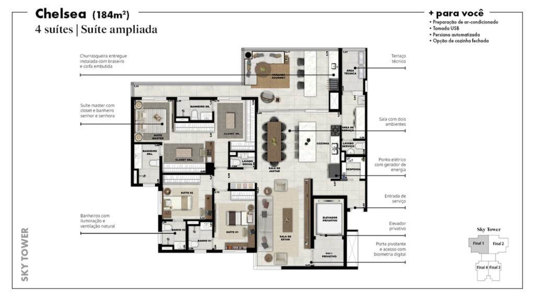 Apartamento, 4 quartos, 187 m² - Foto 42