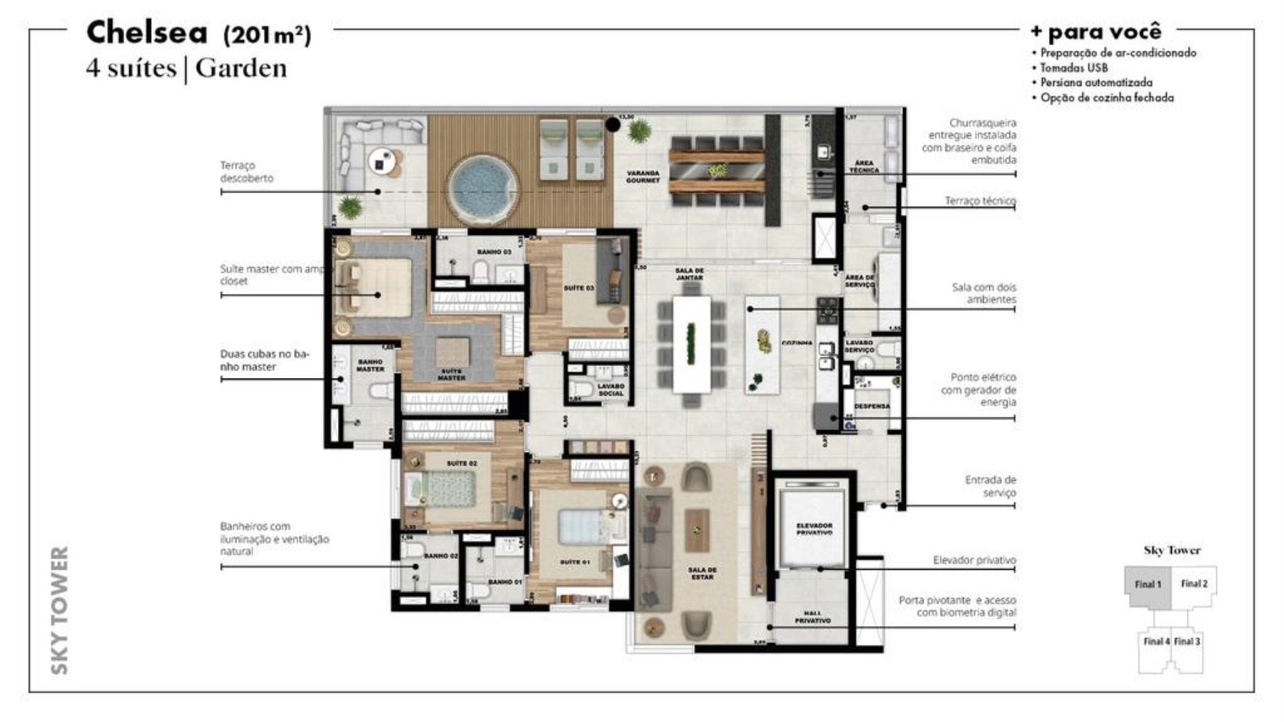 Apartamento, 4 quartos, 187 m² - Foto 44