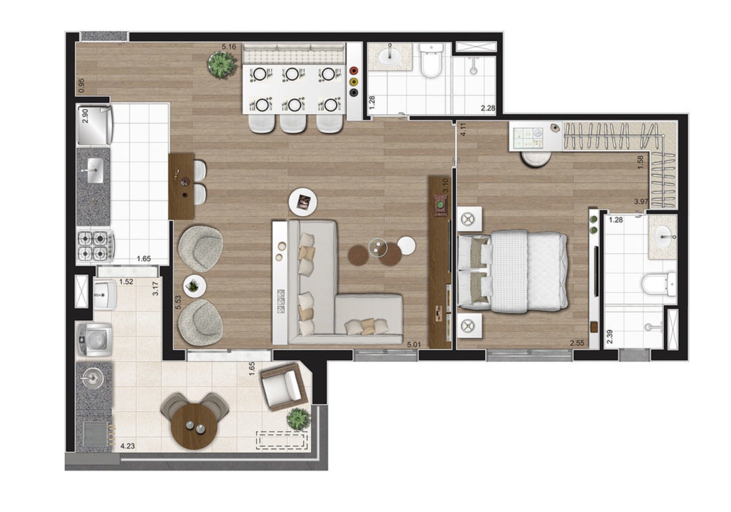 Apartamento, 2 quartos, 142 m² - Foto 22