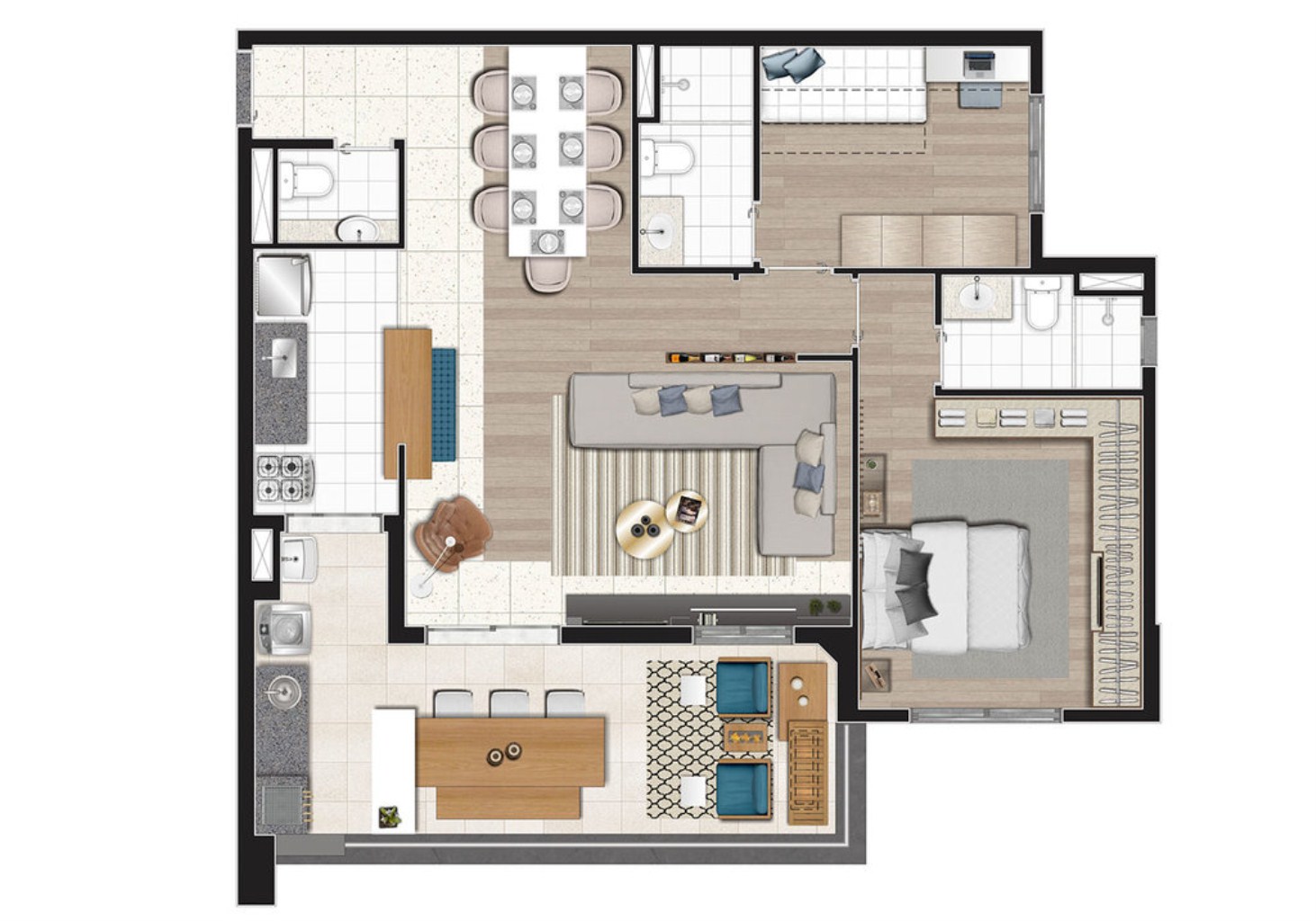 Apartamento, 3 quartos, 92 m² - Foto 24