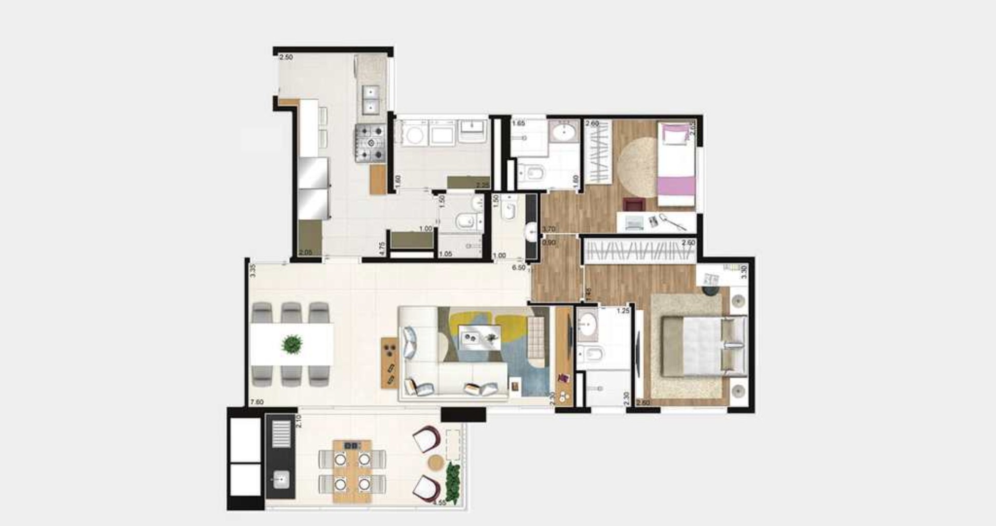 Apartamento, 3 quartos, 118 m² - Foto 20