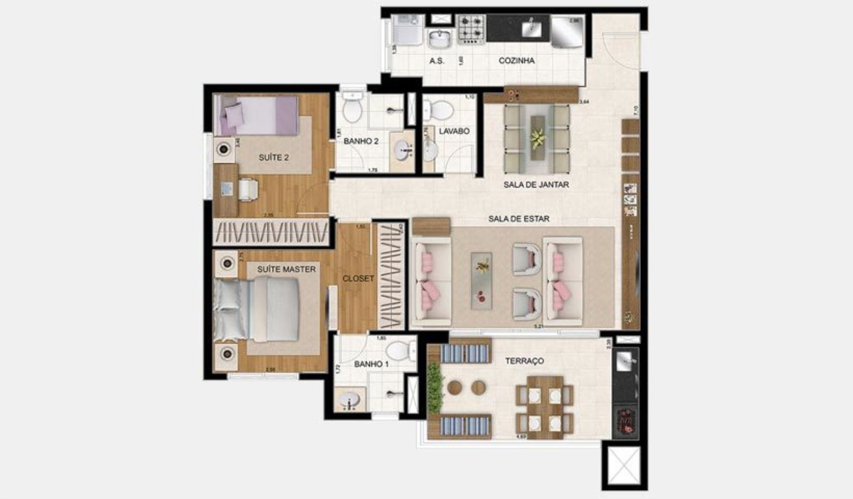 Apartamento, 3 quartos, 86 m² - Foto 29