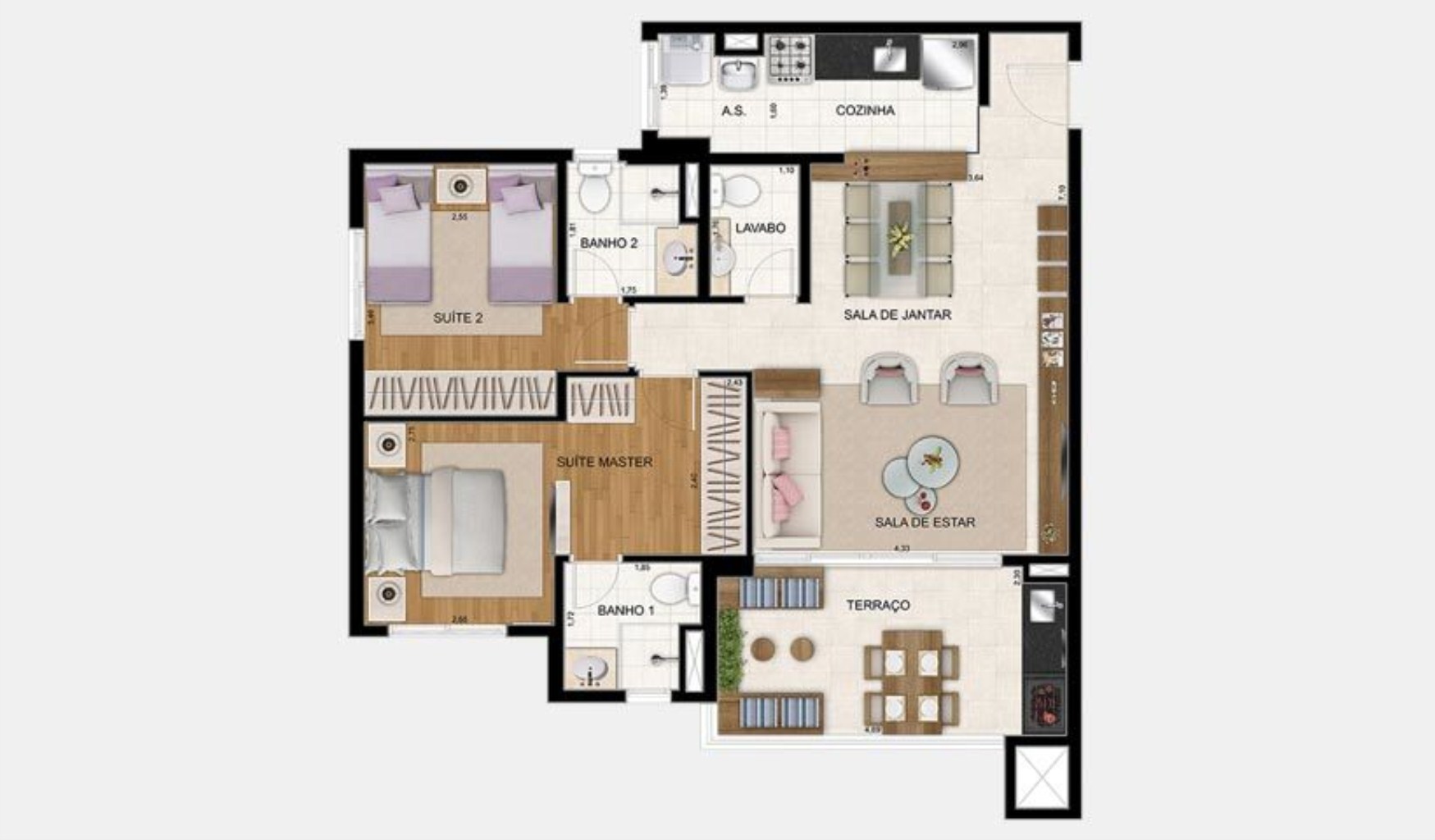Apartamento, 3 quartos, 86 m² - Foto 30