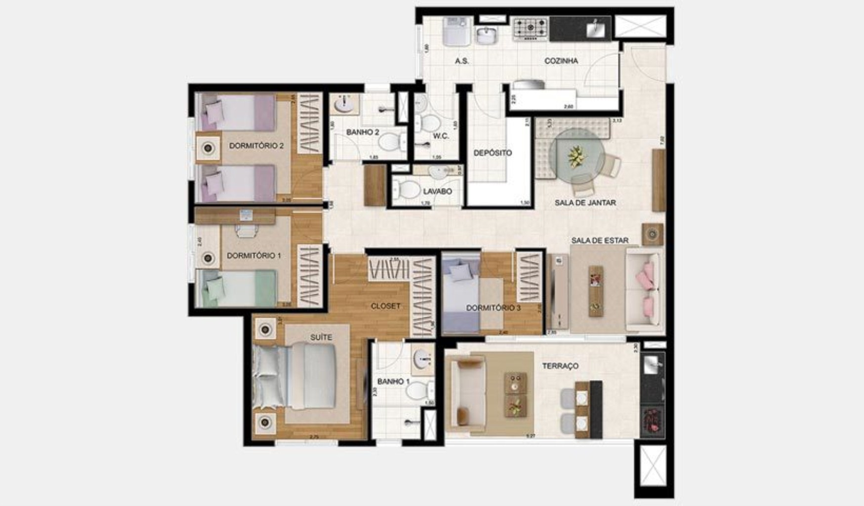 Apartamento, 3 quartos, 86 m² - Foto 31
