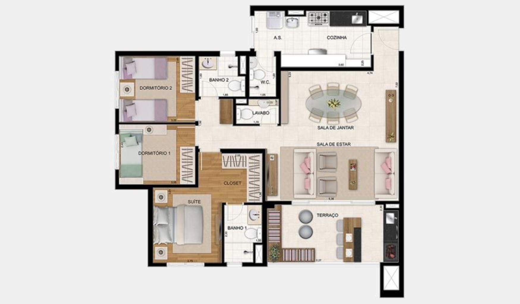 Apartamento, 3 quartos, 86 m² - Foto 32