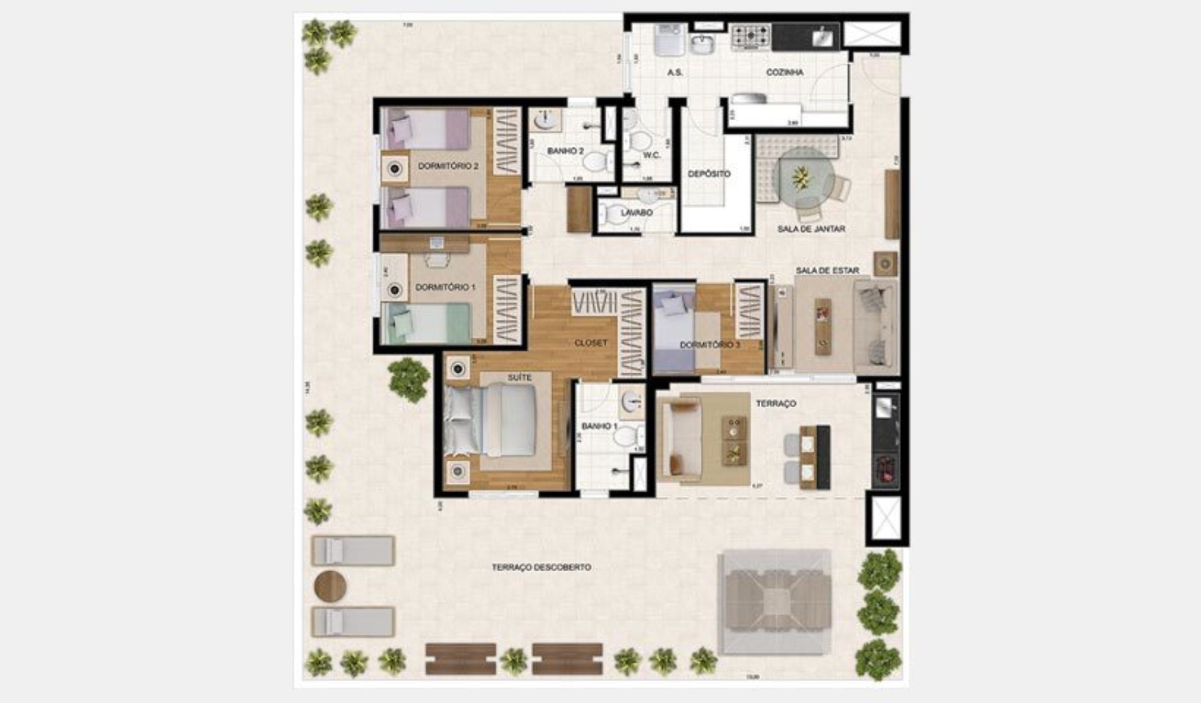 Apartamento, 3 quartos, 86 m² - Foto 34