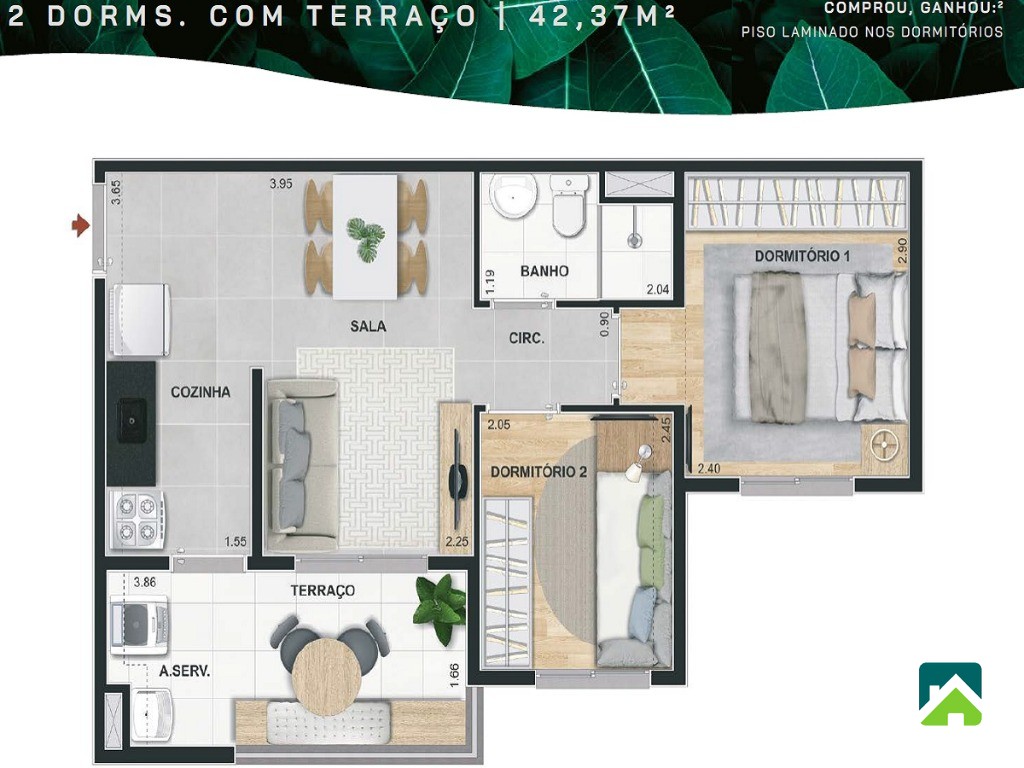 Apartamento, 2 quartos, 41 m² - Foto 18