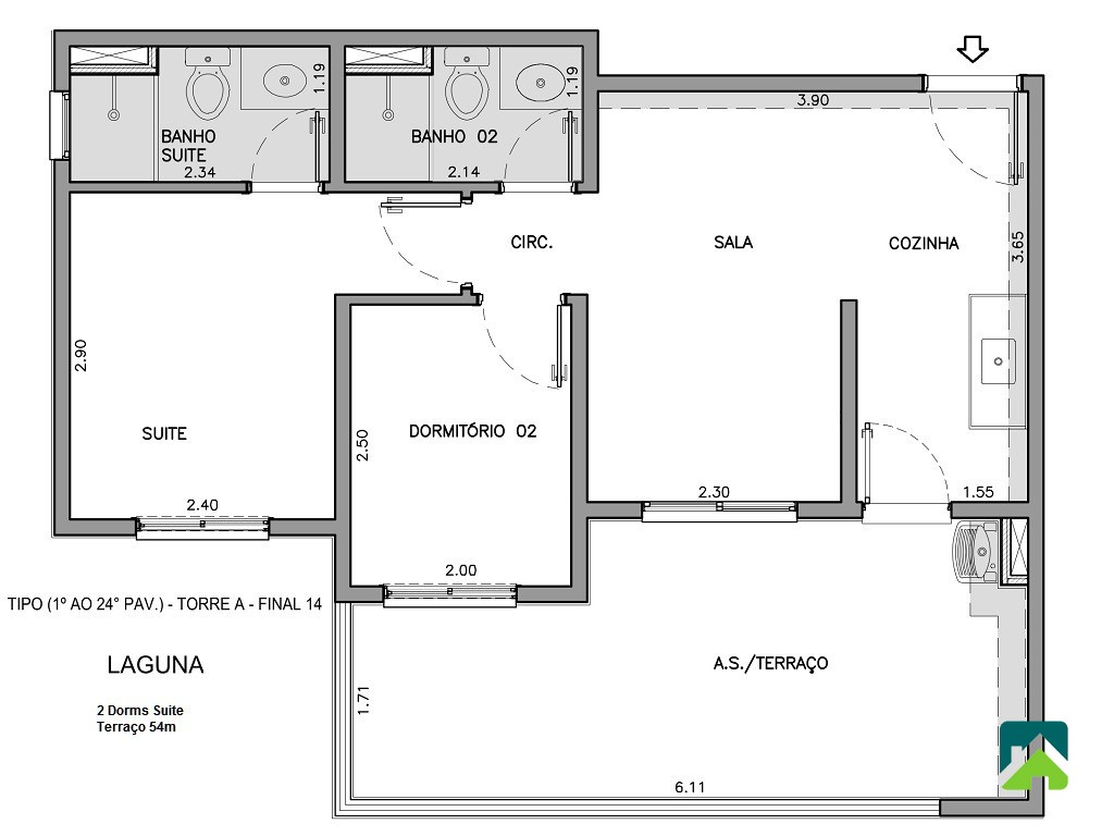 Apartamento, 2 quartos, 53 m² - Foto 18