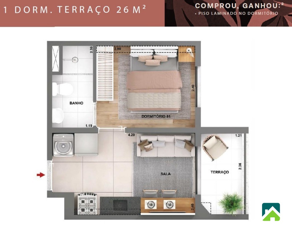Apartamento, 2 quartos, 54 m² - Foto 45
