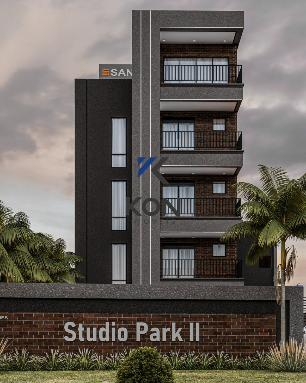 Studio a venda no novo mundo apartamentos de 1 quarto