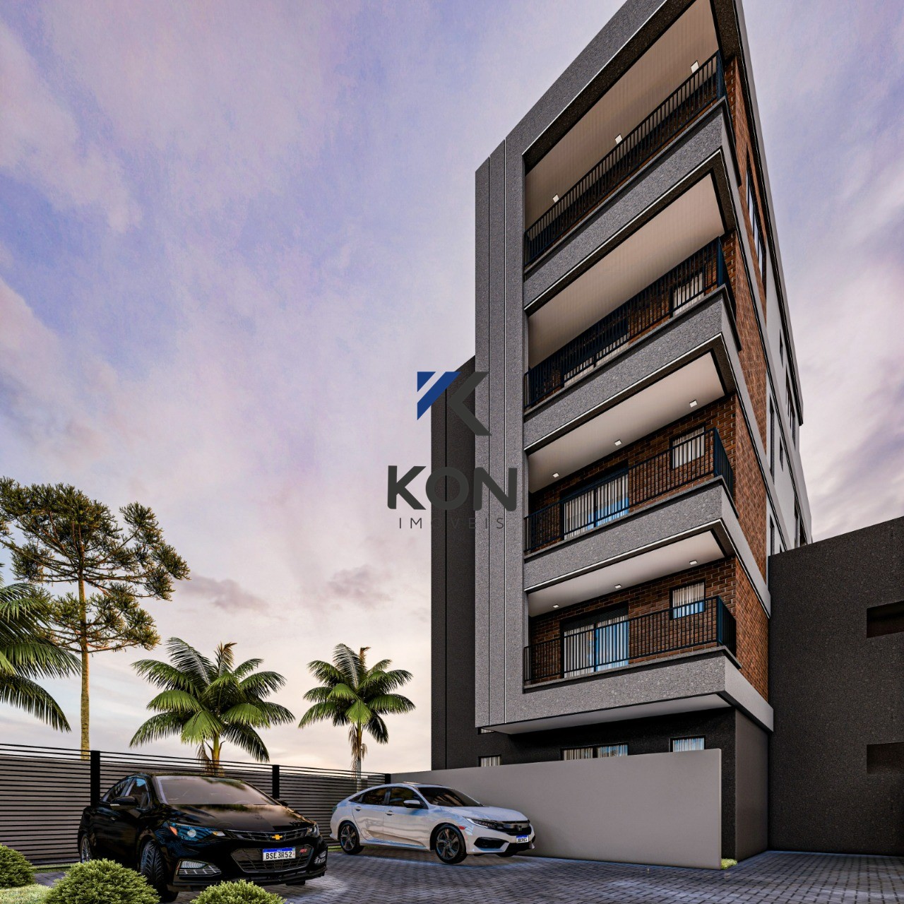 Studio a venda no novo mundo apartamentos de 1 quarto