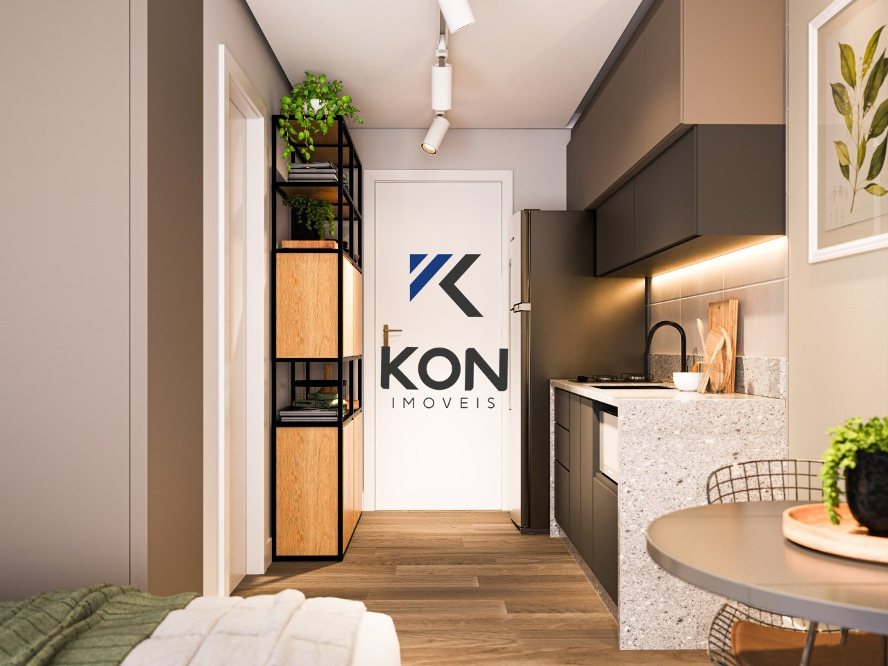 Apartamentos de 1 quarto na planta. - foto 10