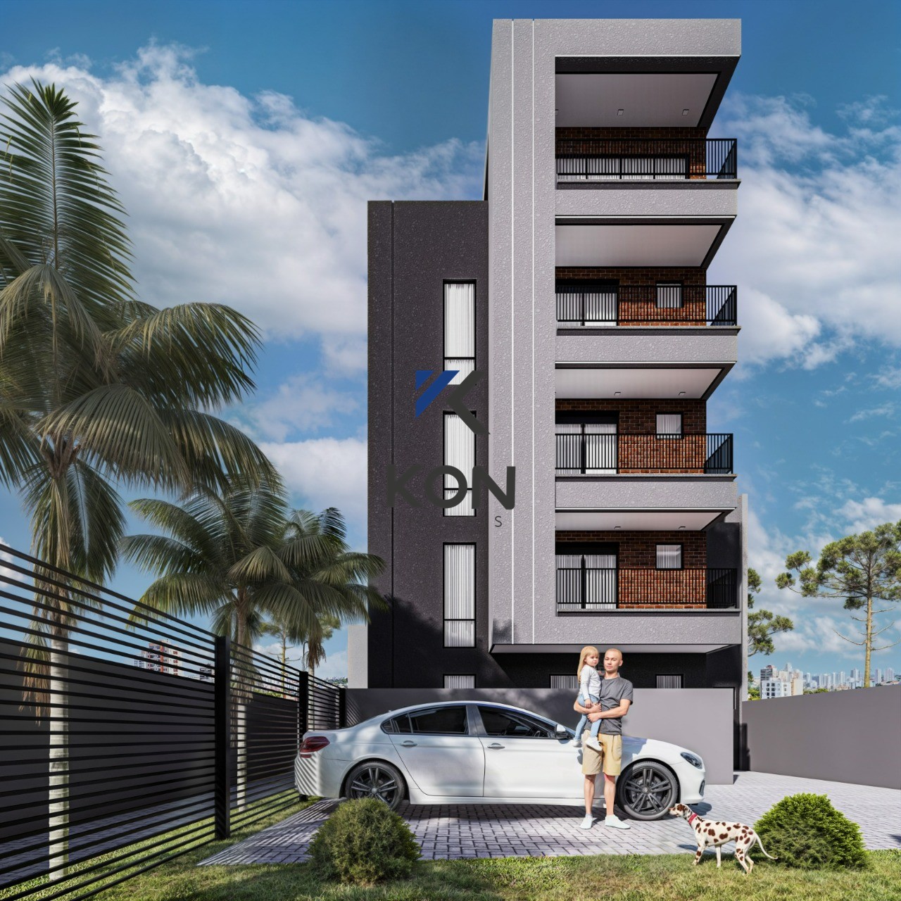 Studio a venda no novo mundo apartamentos de 1 quarto