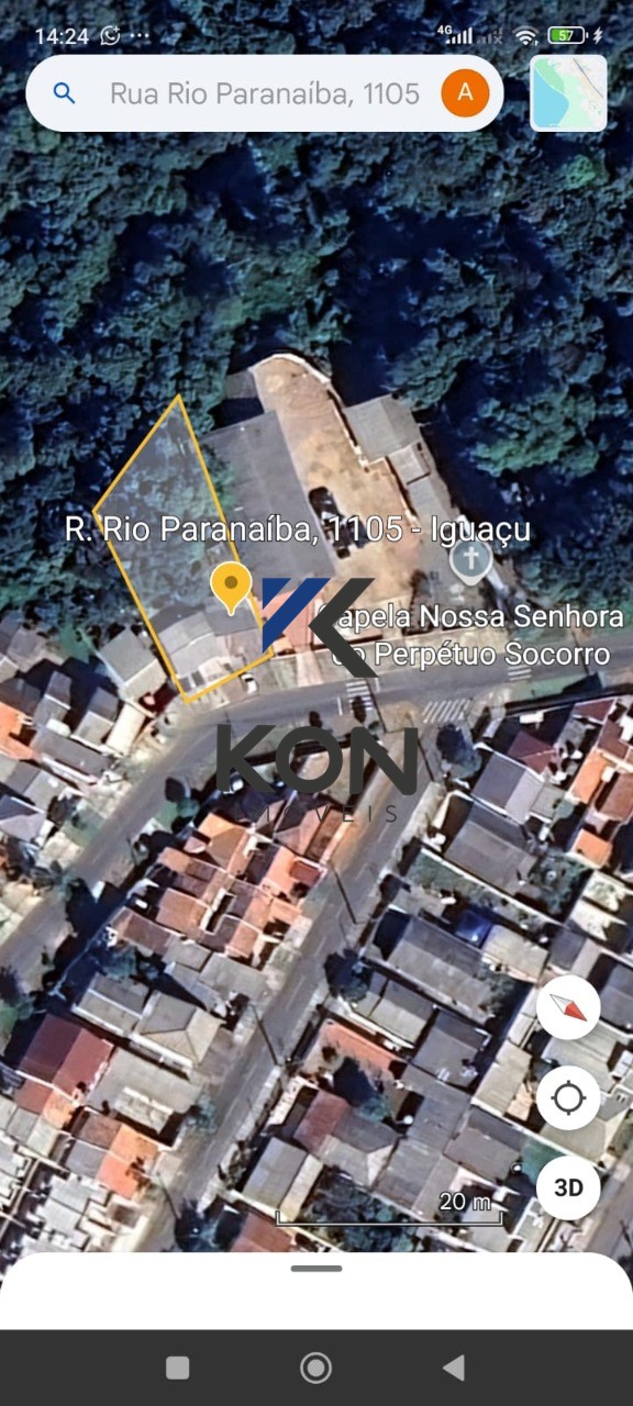 Terreno à venda em fazenda rio grande-pr, bairro iguaçu, com