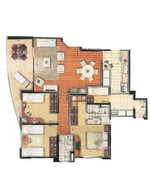 Apartamento com 3 dormitórios para alugar, 103 m² por R$ 7.700/mês - Moema - São Paulo/SP