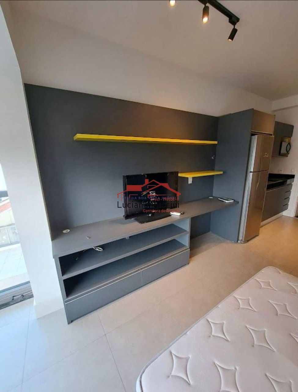 Studio de Luxo em Condomínio Seguro e Moderno - Piscinas, Academia, Loja de Conveniência e Mais!