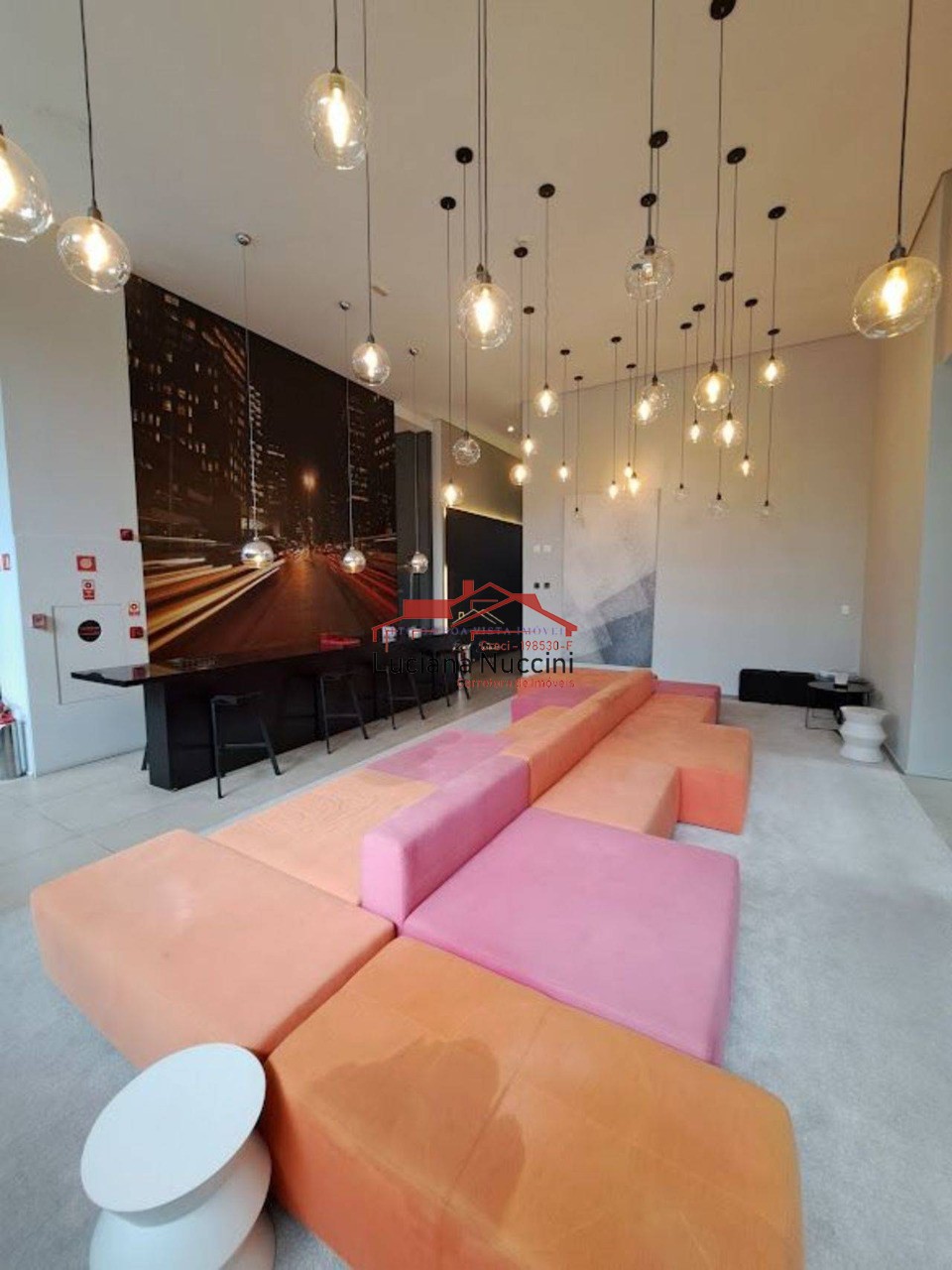 Studio de luxo em condomínio seguro e moderno - piscinas, ac
