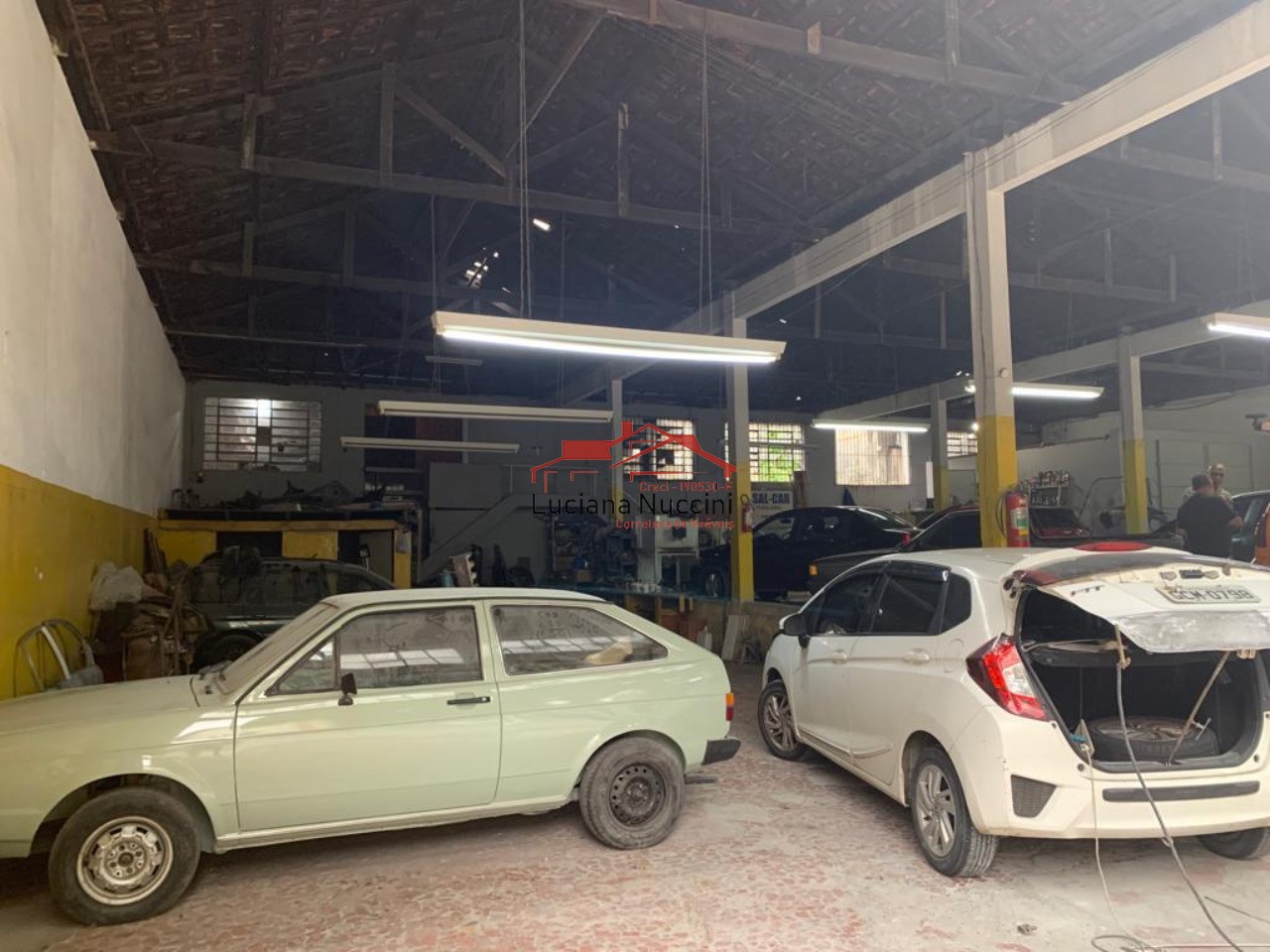 "galpão com vão livre espaçoso e vagas para carro: flexibili