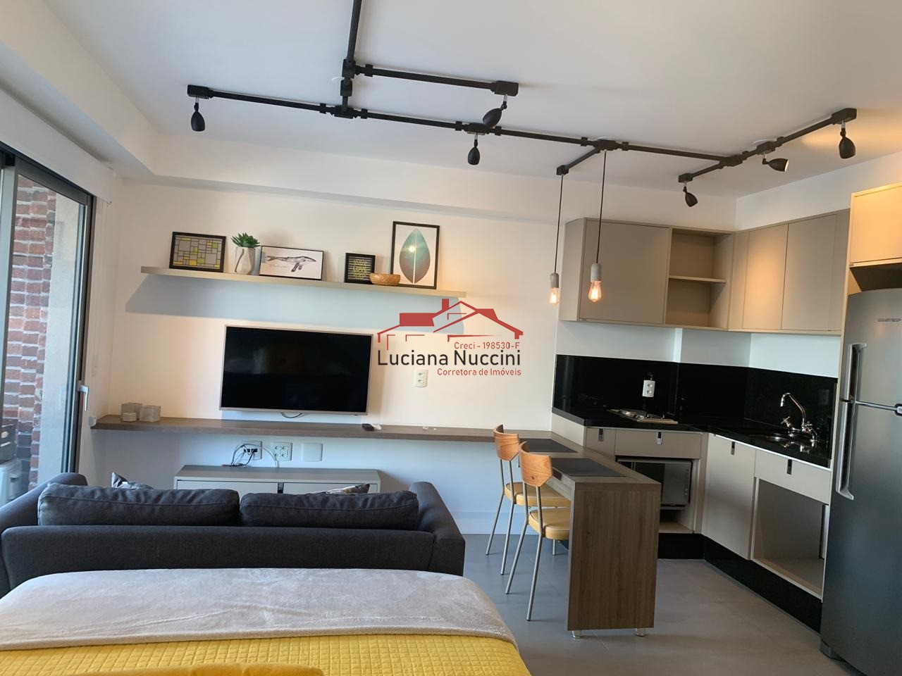 Investimento inteligente: studio mobiliado no jardim paulist