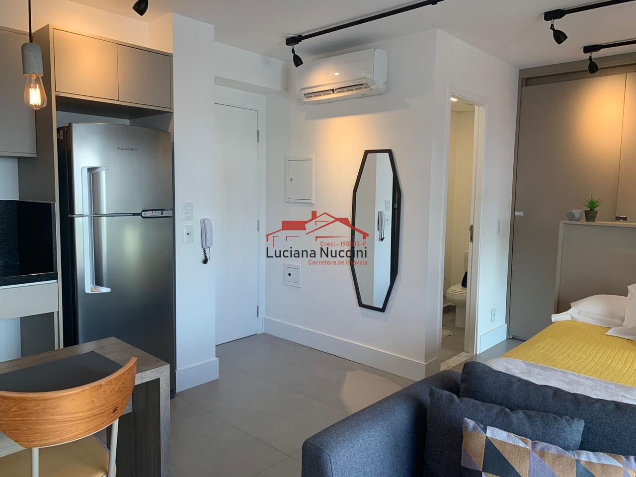 Investimento inteligente: studio mobiliado no jardim paulist