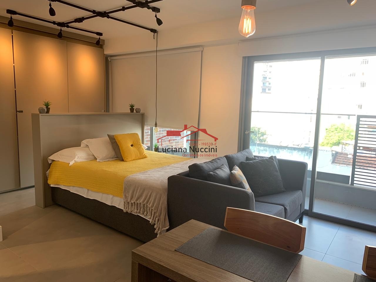 Investimento inteligente: studio mobiliado no jardim paulist