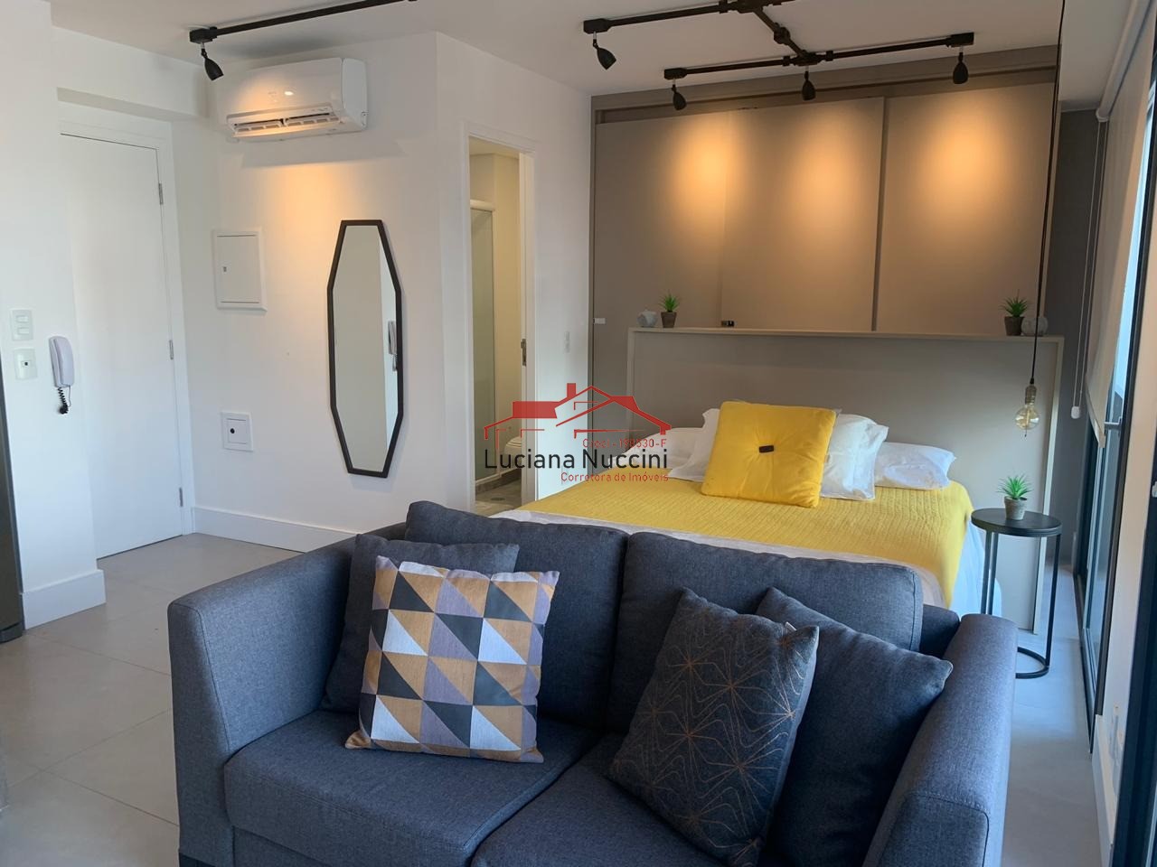 Investimento inteligente: studio mobiliado no jardim paulist
