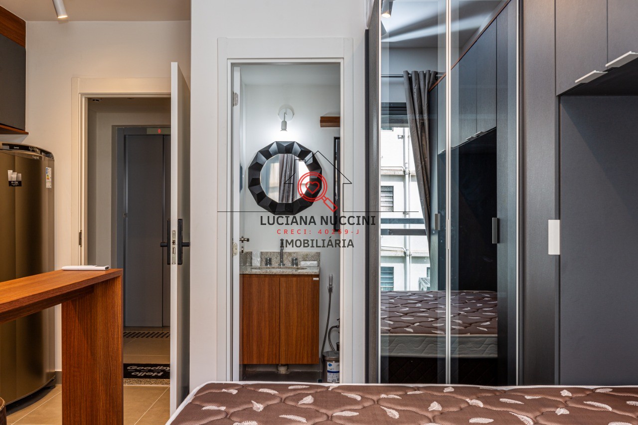 Apartamento para locação no Jardim Paulista, São Paulo-SP: 1 quarto, 1 sala, 1 banheiro e 28m² de área. Venha conferir!