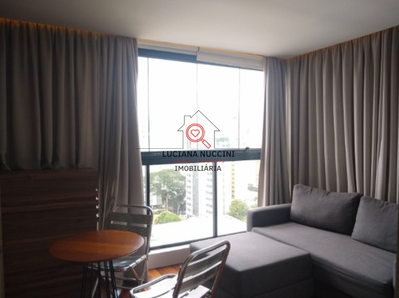 Aluguel de lindo STUDIO mobiliado com lazer completo no bairro dos Jardins