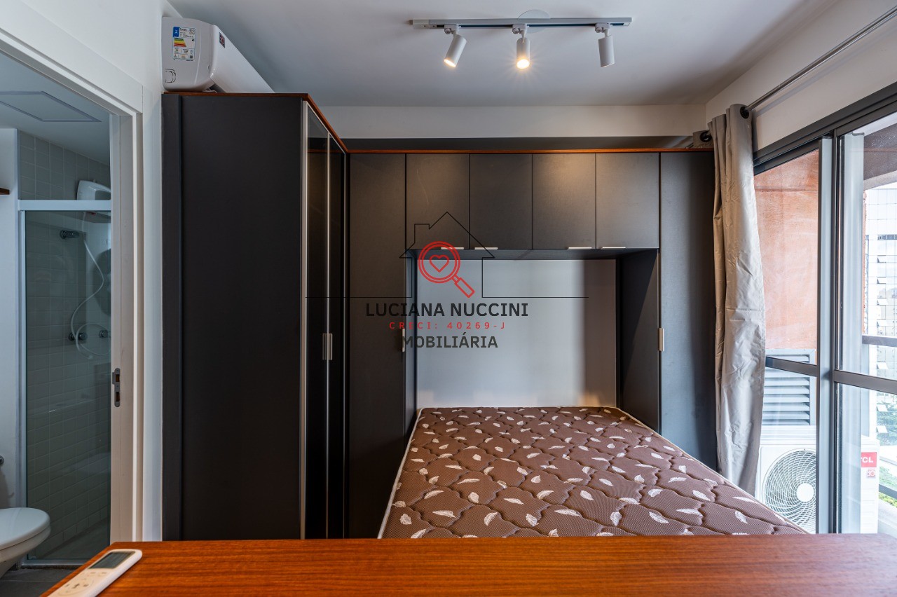 Apartamento para locação no Jardim Paulista, São Paulo-SP: 1 quarto, 1 sala, 1 banheiro e 28m² de área. Venha conferir!